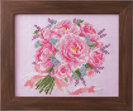 Cross Stitch Kits of Seasonal Flower Arrangement - Peony Bouquet