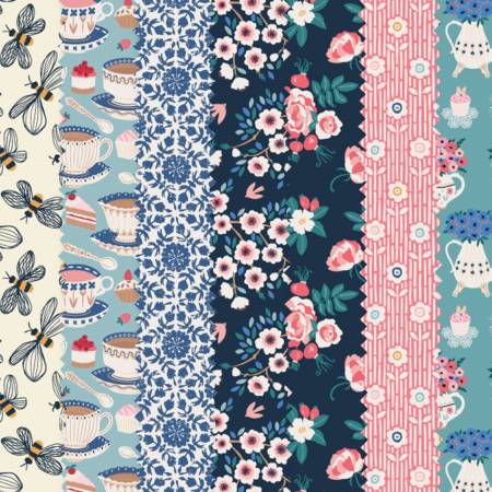 5in Squares Garden Party, 42pcs/bundle