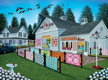 Welcome to the Quilt Barn 300pc Puzzle
