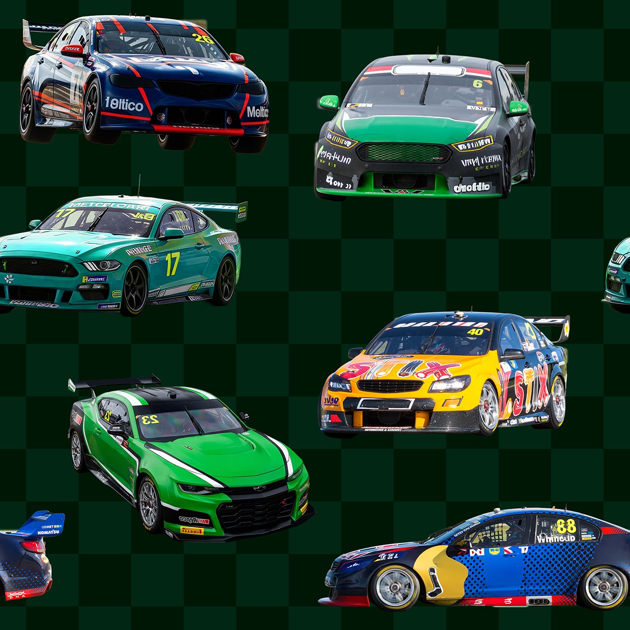 Green Check Full Throttle Classics