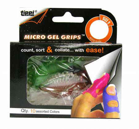 Tippi Micro Gel Fingertip Grips Size 9 Large