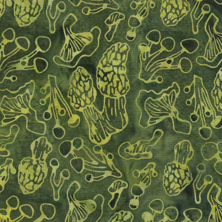 Mushroom Time-Green Frog. Made to Order.