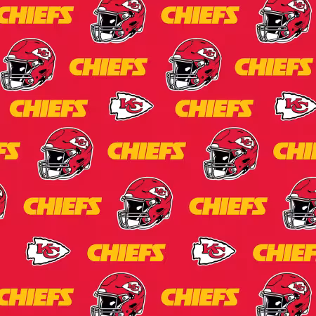 Red Kansas City Chiefs Cotton 60in