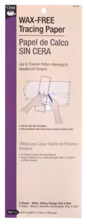 Tracing Paper Assorted Colors 6ct