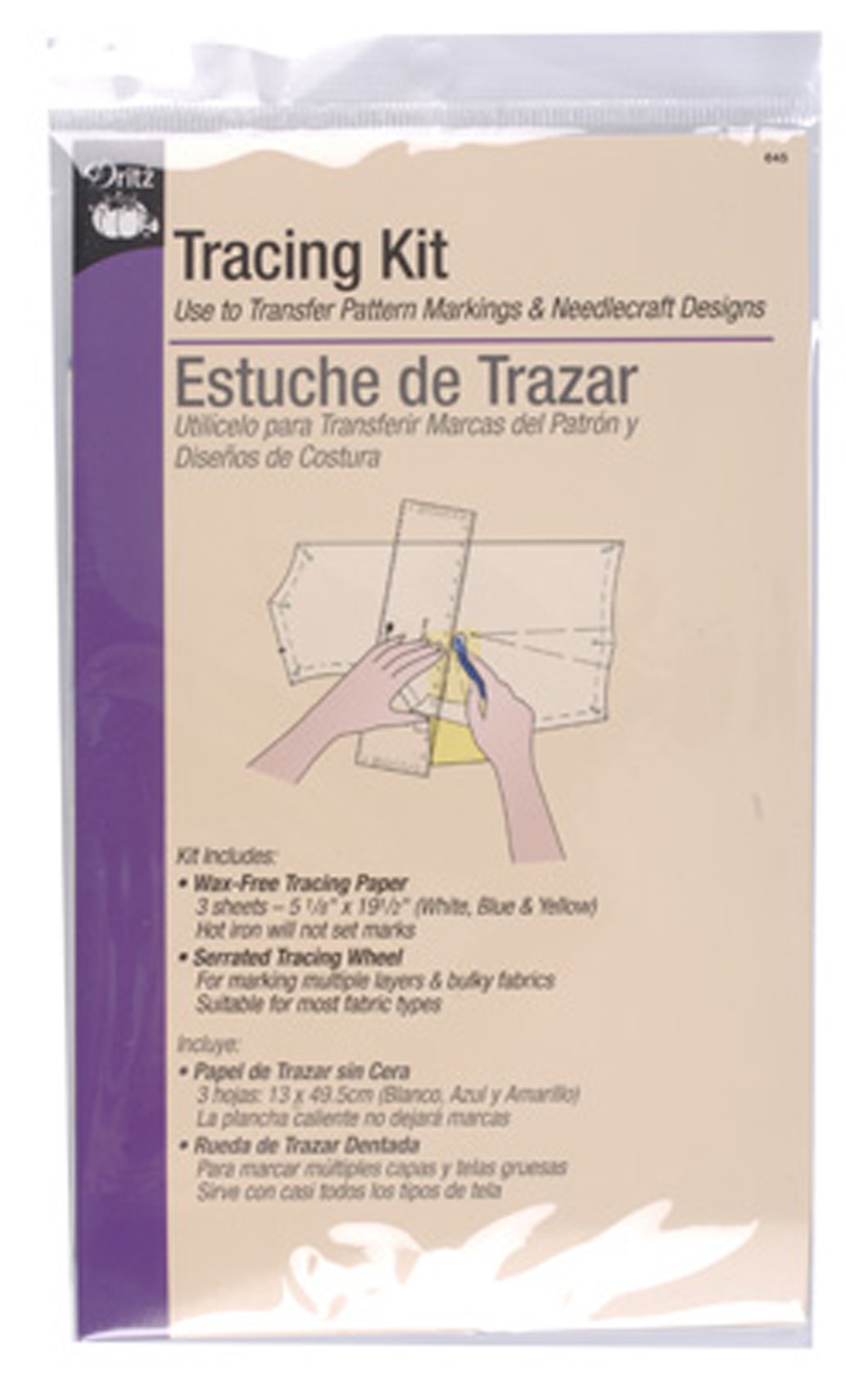 Tracing Kit Paper and Wheel