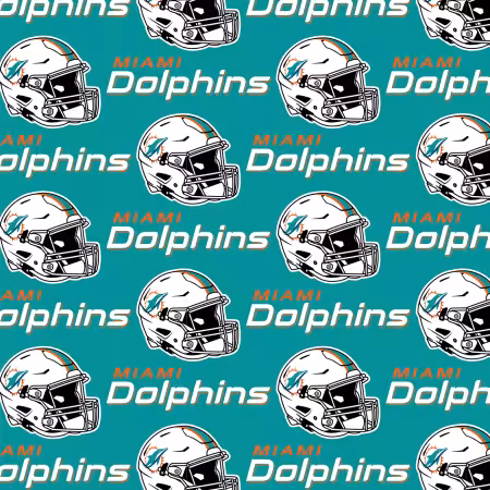 NFL Miami Dolphins Cotton 60in