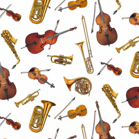White Musical Instruments