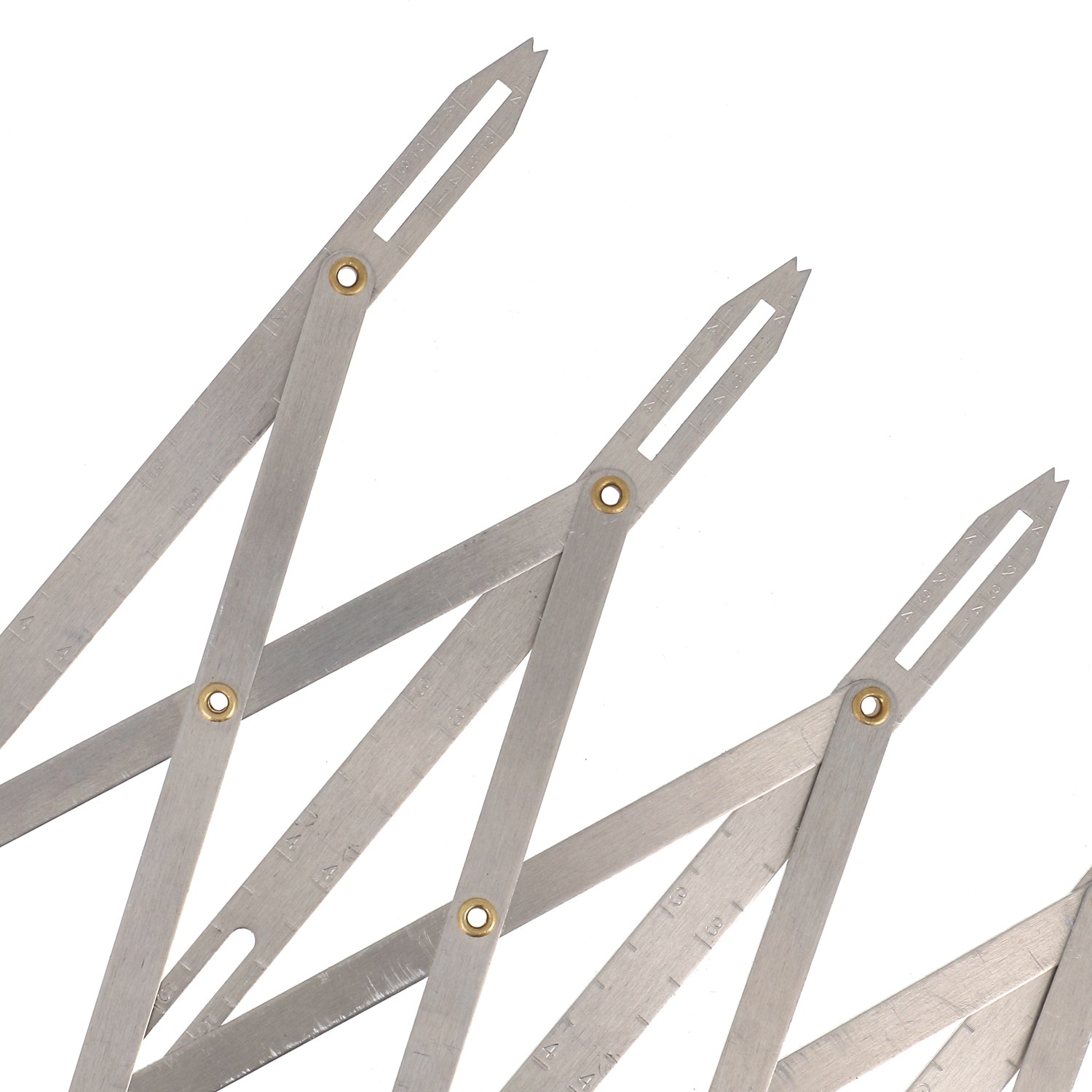 Button Expanding Gauge Silver