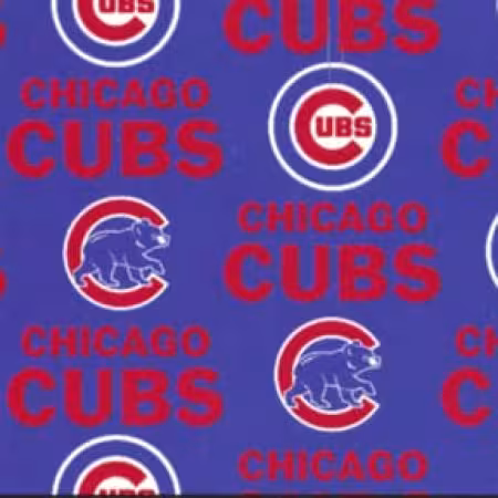 Blue MLB Chicago Cubs Fleece 60in