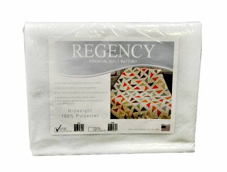 Regency 100% Polyester Premium Quilt Batting 45in x 60in