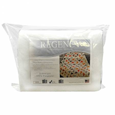 Regency 100% Polyester Premium Quilt Batting 120in x 90in