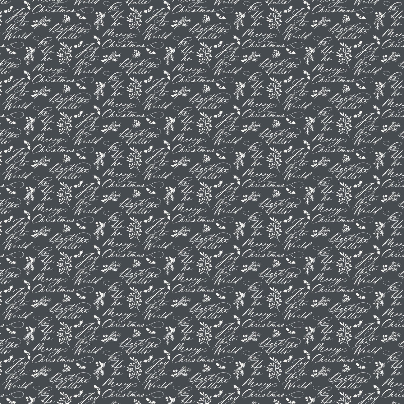 Charcoal Holiday Wishes