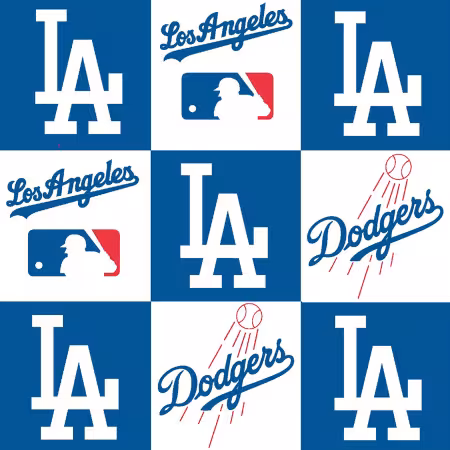 MLB Los Angeles Dodgers Fleece 60in