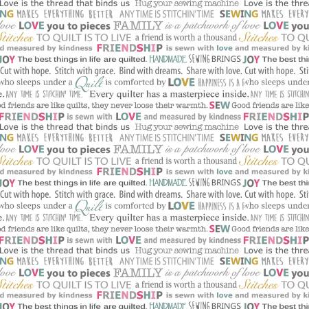 White Quilter Words