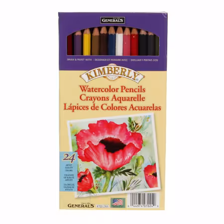 Pencil Watercolor Set 24 Assorted Colors