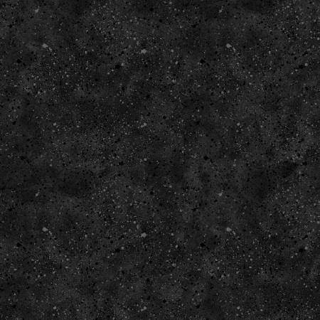 Black Spatter Texture 108in Wide Back