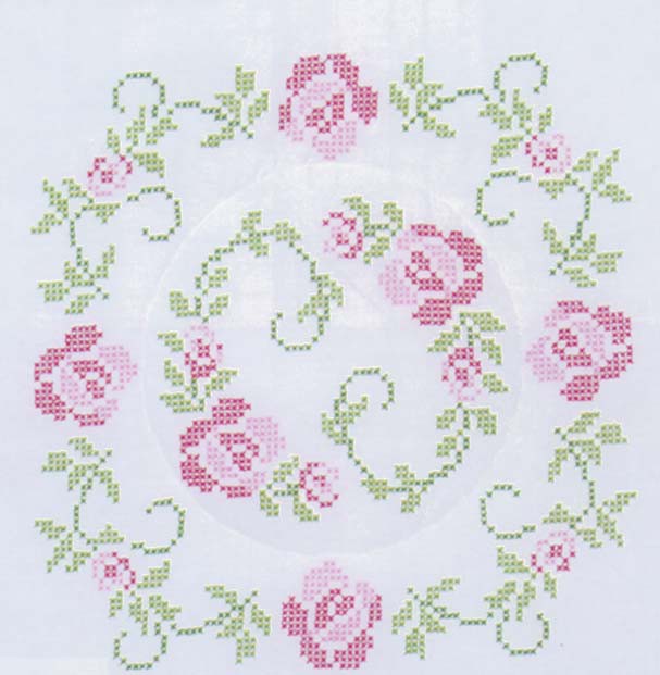 Xx circle of roses quilt block set