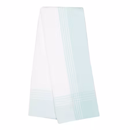 McLeod White with Mint Border