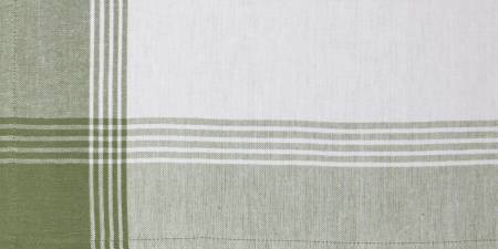 Sage Stripe on Teadye Tea Towel