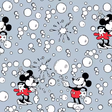 Disney Mickey Minnie Vintage Bubbles