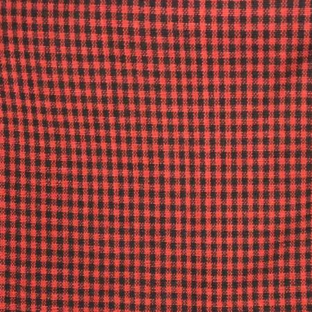 Mini Check Red and Black Tea Towel