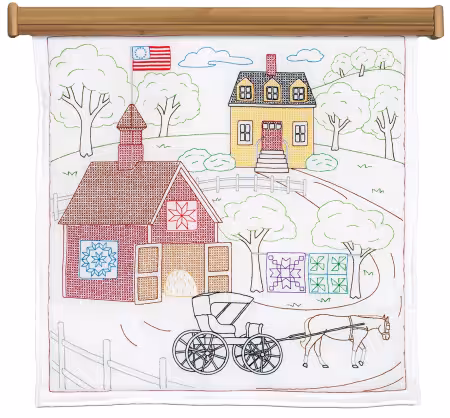 Country Quilts Wall / Lap Quilt 36in x 36in
