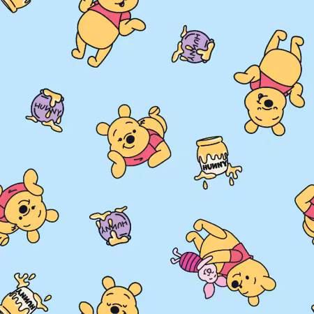 Pooh Piglet Hunny Fleece