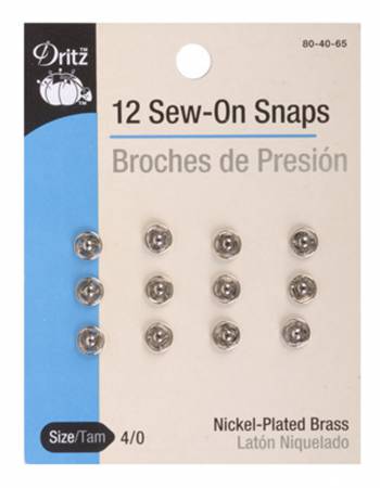 Snap Sew-On Size 4/0 Nickel