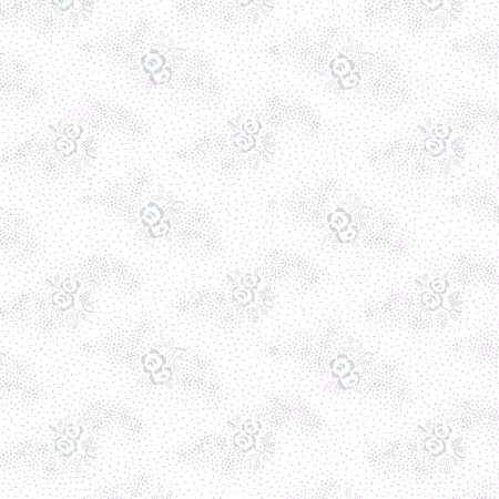 Pigment White on White Delicate Dots/Floral