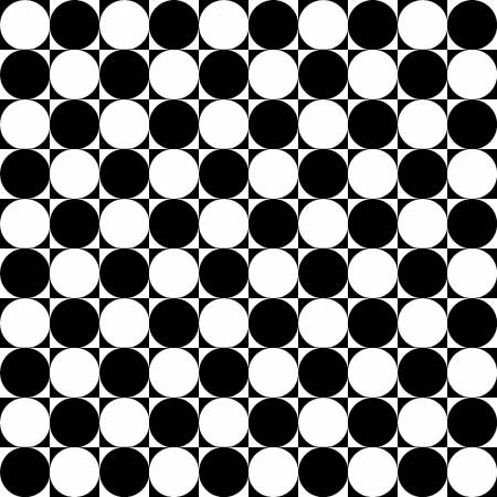 Black/White Medium Dots