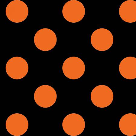 Black/Orange Dots