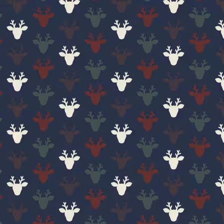 Navy Marine Hudson Deer Flannel