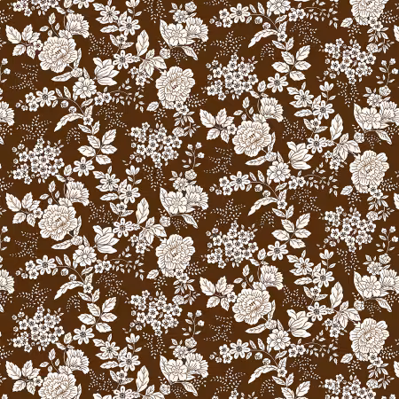 Brown Floral
