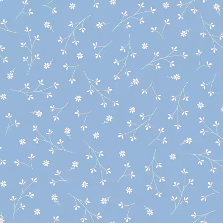 Blue Pretty Petals