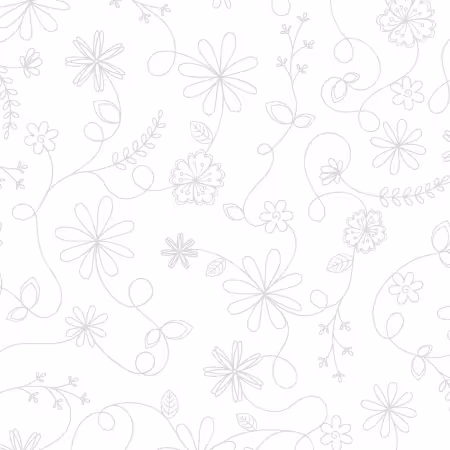 White on White Swirl Floral