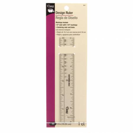 6in Design Ruler