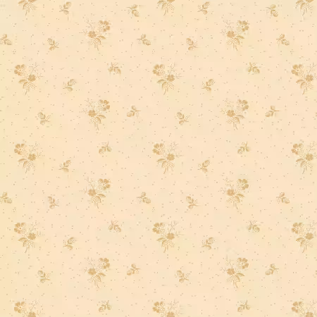 Cream Tossed Flowers