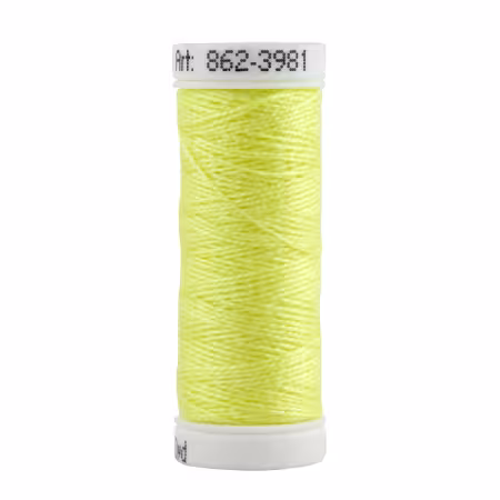 Sulky Filaine 12wt Acrylic Lemon Yellow 50yd Spool