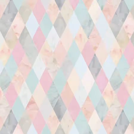 Champagne Harlequin 7.5in repeat
