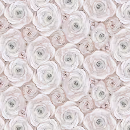 Champagne Folded Fabric Flowers 8in repeat