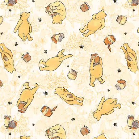 Yellow Bears Winnie The Pooh