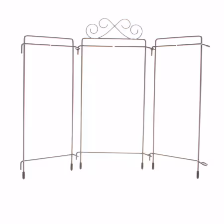 4in x 9in Table Top Tri-Stand Hanger Grey