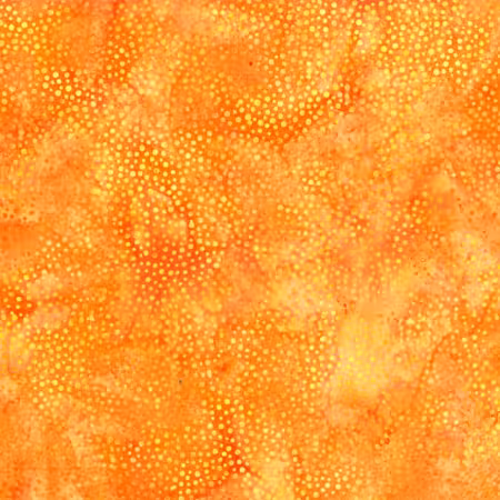 Orange Bali Dots Batik