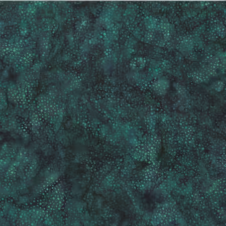 Deep Emerald Bali Dots Batik