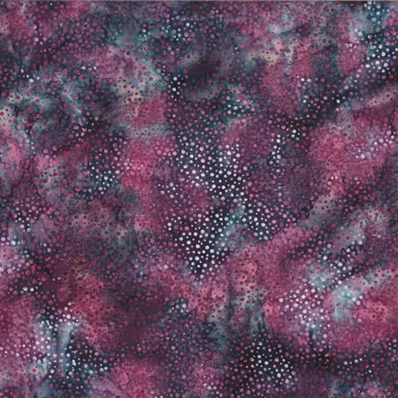 Boysenberry Bali Dots Batik