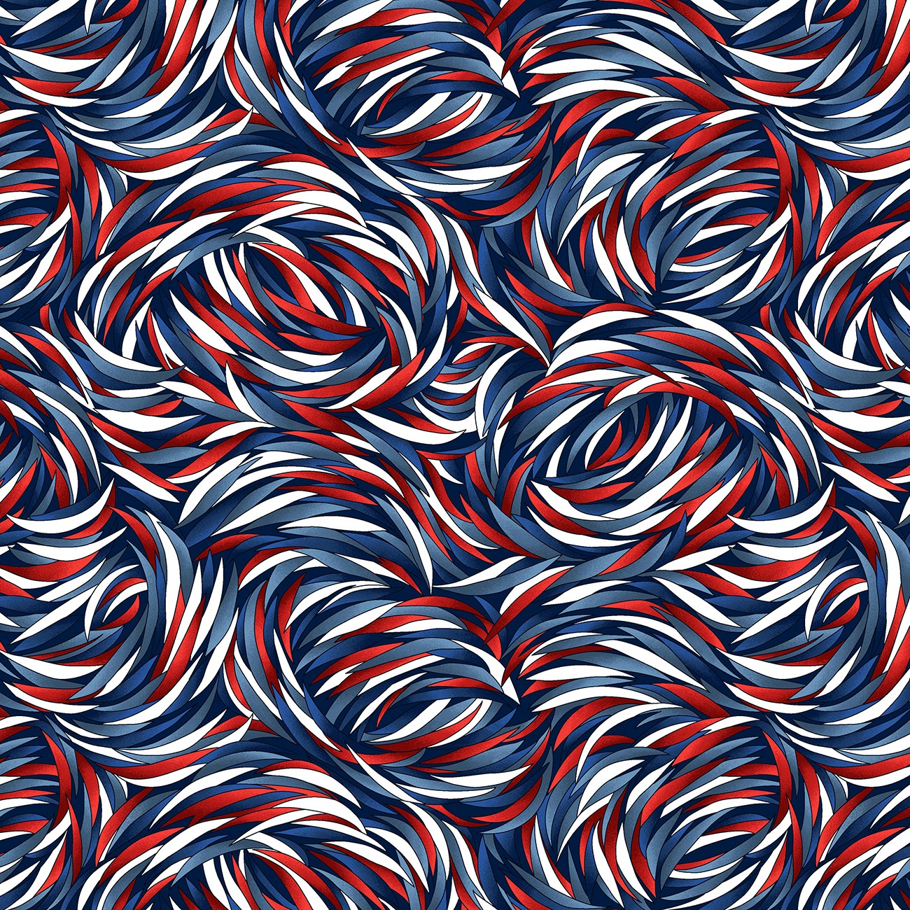 Swirl Ridgeback Pattern Patriotic Swirl 108in Wideback By Lilac Bee Designs