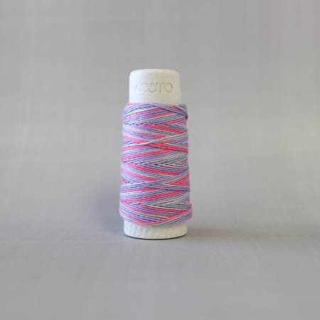 Cosmo Hidamari Sashiko Variegated Thread 30 Meters Cotton Candy
