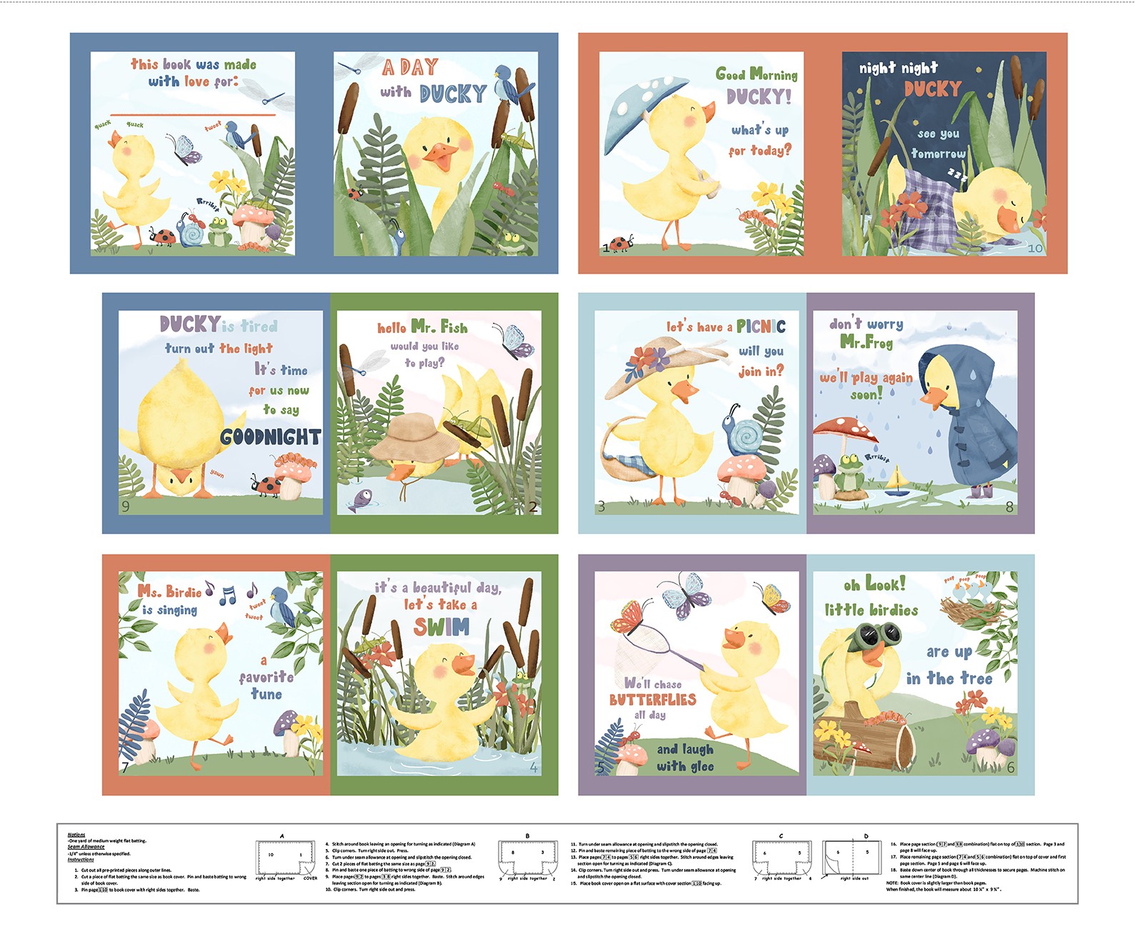Box Book Panel Multi Book Panel 36 Inch By Sweet Cee Creative