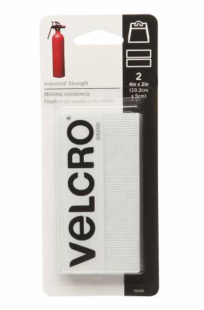 VELCRO® Brand Fastener Industrial Strength Carded White 4in