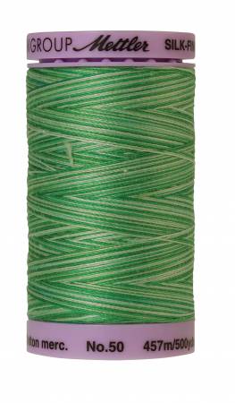 Silk-Finish 50wt Variegated Cotton Thread 500yd/457M Minty